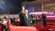North Korea's leader Kim Jong-un attends an event celebrating the 74th anniversary of North Korea's founding, in Pyongyang, North Korea in this undated photo released by North Korea's Korean Central News Agency on September 9, 2022 via REUTERS 
