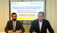 Silatech, Gojo officials during the signing of the agreement.