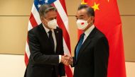 US Secretary of State Antony Blinken meets with Chinese State Counsellor and Foreign Minister Wang Yi during the 77th United Nations General Assembly in Manhattan, New York City, on September 23, 2022. REUTERS/David 'Dee' Delgado/Pool