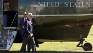 US President Joe Biden walks to the Oval Office after landing at the White House in Washington, US, on October 10, 2022. REUTERS/Evelyn Hockstein