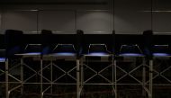 Voting booths are set up the day before Michigan Democrats and Republicans choose their nominees to contest November's congressional elections, which will determine which party controls US House of Representatives for next two years, in Birmingham, Michigan, US on August 1, 2022.  File Photo / Reuters