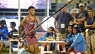 Qatar's Seifeldin Mohamed Abdelsalam in action.