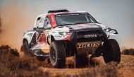 Toyota Gazoo Racing's Qatari driver Nasser Saleh Al Attiyah in action during the opening stage of 2022 Andalucia Rally, yesterday.