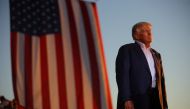 Former US President Donald Trump holds a rally ahead of the midterm elections, in Mesa, Arizona, US, on October 9, 2022.  File Photo / Reuters