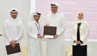 Ashraf Abu Issa, Chairman of Abu Issa Holding Company, presented the winners with certificates.