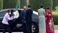 Thailand's Prime Minister Prayuth Chan-ocha greets Vietnam's President Nguyen Xuan Phuc as they meet at the Government House in Bangkok, Thailand, on November 16, 2022. REUTERS/Athit Perawongmetha