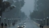 A winter rain storm brings welcome moisture to San Diego, California, US, December 12, 2022. (REUTERS/Mike Blake)