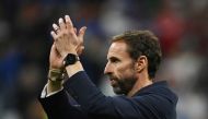 December 11, 2022 England manager Gareth Southgate looks dejected after the match as England are eliminated from the World Cup REUTERS/Dylan Martinez/File Photo