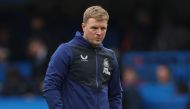 Newcastle United manager Eddie Howe looks on during the match against Chelsea at Stamford Bridge, London, on March 13, 2022.  File Photo / Reuters