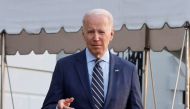 US President Joe Biden walks before boarding the Marine One helicopter to travel to Walter Reed National Military Medical Center for the first lady Jill Biden to undergo Mohs surgery for skin cancer, from the White House in Washington, US, on January 11, 2023. REUTERS/Jonathan Ernst/File Photo

