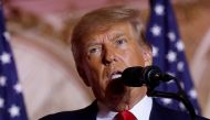 File Photo: Former US President Donald Trump announces that he will once again run for U.S. president in the 2024 US presidential election during an event at his Mar-a-Lago estate in Palm Beach, Florida, US, November 15, 2022. (REUTERS/Jonathan Ernst)