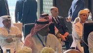 Mansour Ajran Al Buainain, Director of Doha Municipality, and other officials during ATO meeting in Kuwait yesterday.