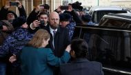 US ambassador to Russia Lynne Tracy gets into a car while leaving the headquarters of Russia's foreign ministry after a meeting in Moscow, Russia, on January 30, 2023. REUTERS/Shamil Zhumatov

