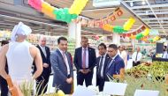 Sri Lankan Ambassador H E M. Mafaz Mohideen and Director of Lulu Group International Dr. Mohamed Althaf with other officials touring the festival. Pics: Salim Matramkot
