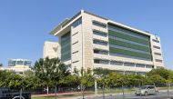 A picture taken on February 5, 2023 shows the American Hospital in Dubai where Pakistan's exiled former military ruler Pervez Musharraf died in the morning aged 79 after a long illness, according to the Pakistani army. (Photo by AFP)