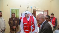 Members of medical convoys dispatched by QRCS to Sudan.