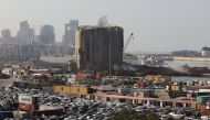 A general view shows the site of the 2020 port blast, in Beirut, Lebanon, January 24, 2023. (REUTERS/Mohamed Azakir)

