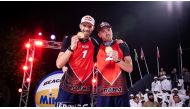 Elite 16 men's winners Anders Mol and Christian Sandlie Sorum of Norway.
