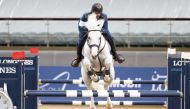 Mohammed Saeed Haidan astride Miss Chili during the Medium Tour event. 