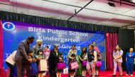 Students and staff of Birla Public School kindergarten Section taking part in the event.