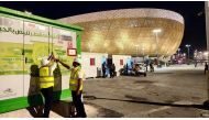 Kahramaa personnel at work during the World Cup.
