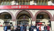 QIIB employees participating in the National Sport Day events. 