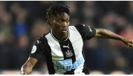 Christian Atsu playing for Newcastle United in 2020. Photo: AFP

