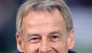 In this file photo taken on January 19, 2020 Hertha Berlin's German head coach Jurgen Klinsmann is seen prior to kick off in the German first division Bundesliga football match Hertha Berlin v Bayern Munich in Berlin. Photo by Ronny Hartmann / AFP