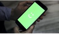 File photo displaying the Careem logo on a phone screen.
