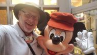 California native Jeff Reitz, left, said he visited Disneyland on 2,995 consecutive days. Jeff Reitz/Handout
