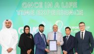 GWC officials with the ISO 31000:2018 Record of Verification certification. 