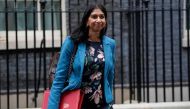 Uk's Home Secretary Suella Braverman. File photo / AFP