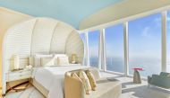 Seaview room at Fairmont Doha. 