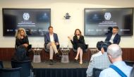Panellists during the event at Georgetown University in Qatar.
