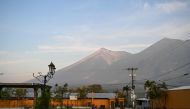 View of the Fuego Volcano, as seen from Alotenango, Guatemala, on May 5, 2023. (Photo by Johan ORDONEZ / AFP)

