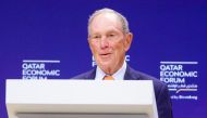 Michael Bloomberg, the founder of Bloomberg LP. 