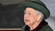 In this file photo taken on March 29, 2022 Britain's Queen Elizabeth II leaves after attending a Service of Thanksgiving for Britain's Prince Philip, Duke of Edinburgh, at Westminster Abbey in central London.  (Photo by Justin Tallis / AFP)