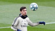 FILE PHOTO: Soccer Football - Real Madrid Training - Ciudad Real Madrid, Madrid, Spain - February 29, 2020 Real Madrid's Brahim Diaz during training REUTERS/Juan Medina

