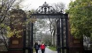 File Photo: Students walk on the campus of Yale University in New Haven, Connecticut. (Reuters)
