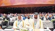 Director of Legal Affairs at the Ministry of Sport and Youth Nasser bin Ali Al Khater attending the conference in Baku.
