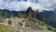 General view of the ancient Inca ruins of Machu Picchu in the Urubamba valley, seventy-two kilometres from the Andes city of Cusco, Peru on February 15, 2023,
