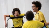 File photo of children participating in the Ability Friendly Program of Qatar Foundation