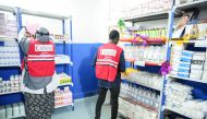 The new pharmacy unit at Wad Medani Teaching Hospital in Gezira State in Sudan.