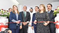Officials during inauguration of an intensive care unit at the Teaching Maternity Hospital in Erbil, Iraqi Kurdistan.