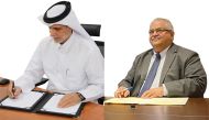 From left: Dr. Yousef Alhorr, and Satya S Tripathi