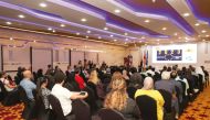 Officials and participants during the event.
