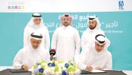 The Commercial Avenue and Kate Real Estate officials during the agreement signing.