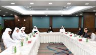 Officials during the meeting.