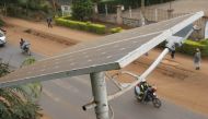 File photo: A view of a streetside solar panel in Embu, Kenya.