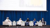Officials during the 14th annual Qatarization Day hosted by Qatar Shell, recently.